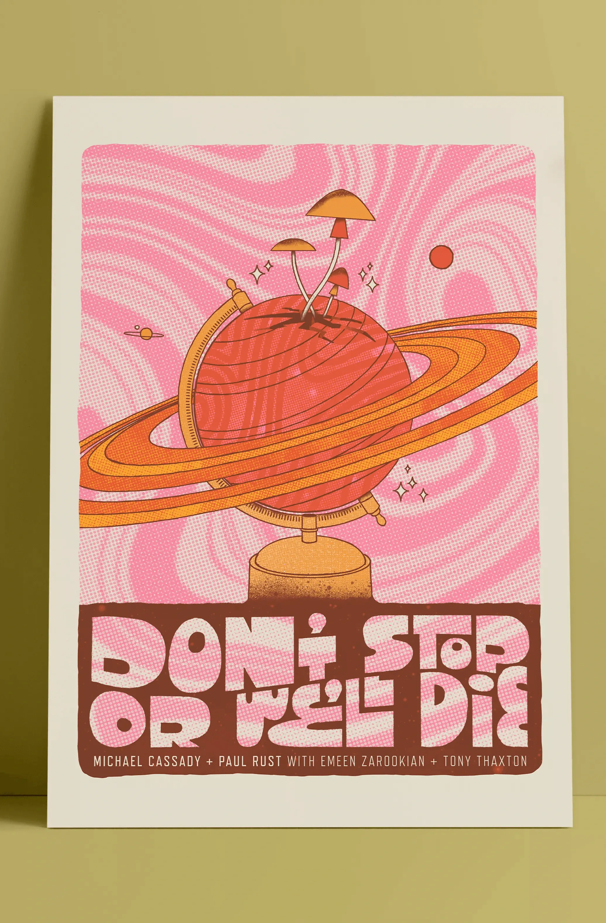 Gigless poster for Don't Stop or We'll Die 2020