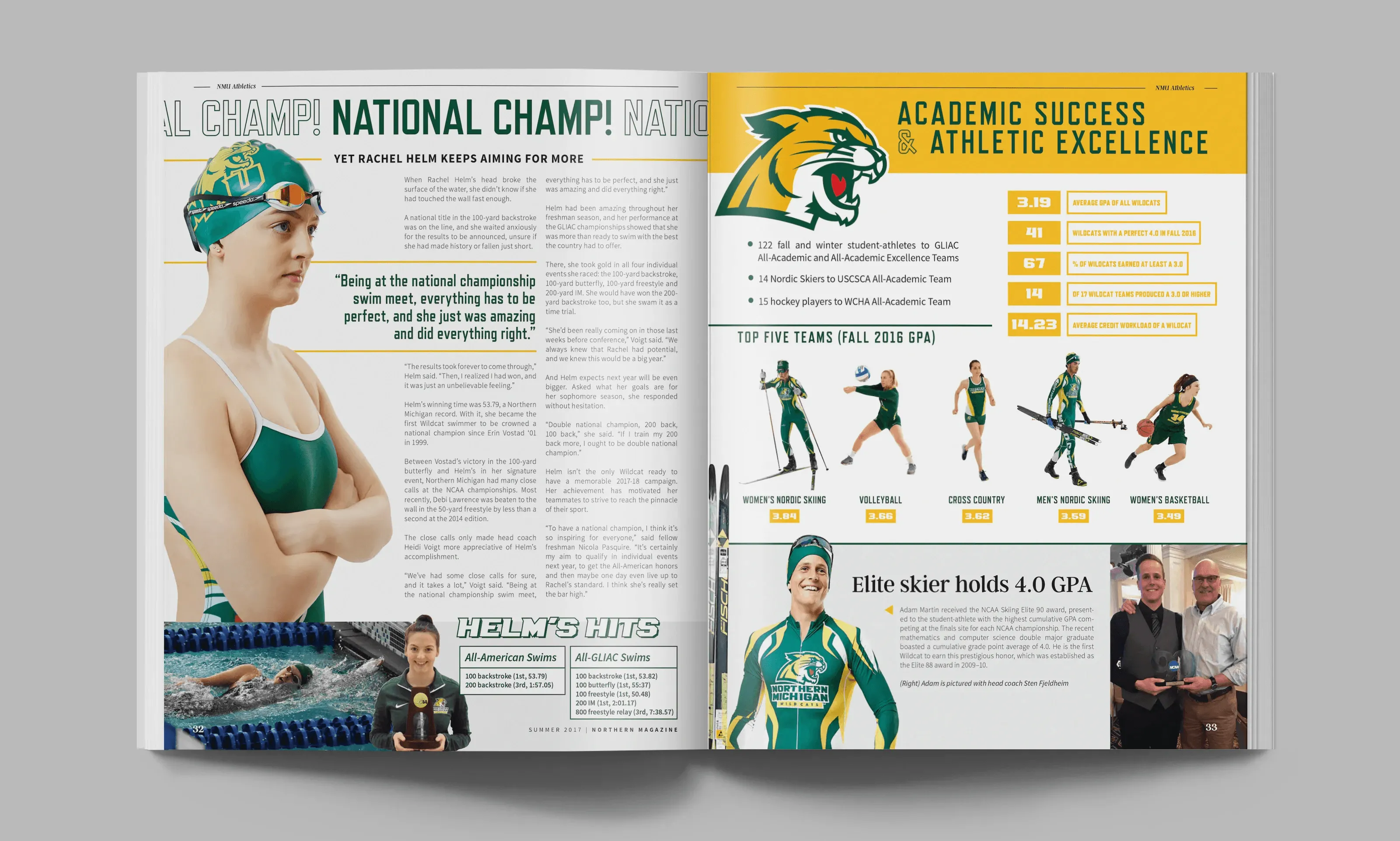 Spread of Northern Magazine