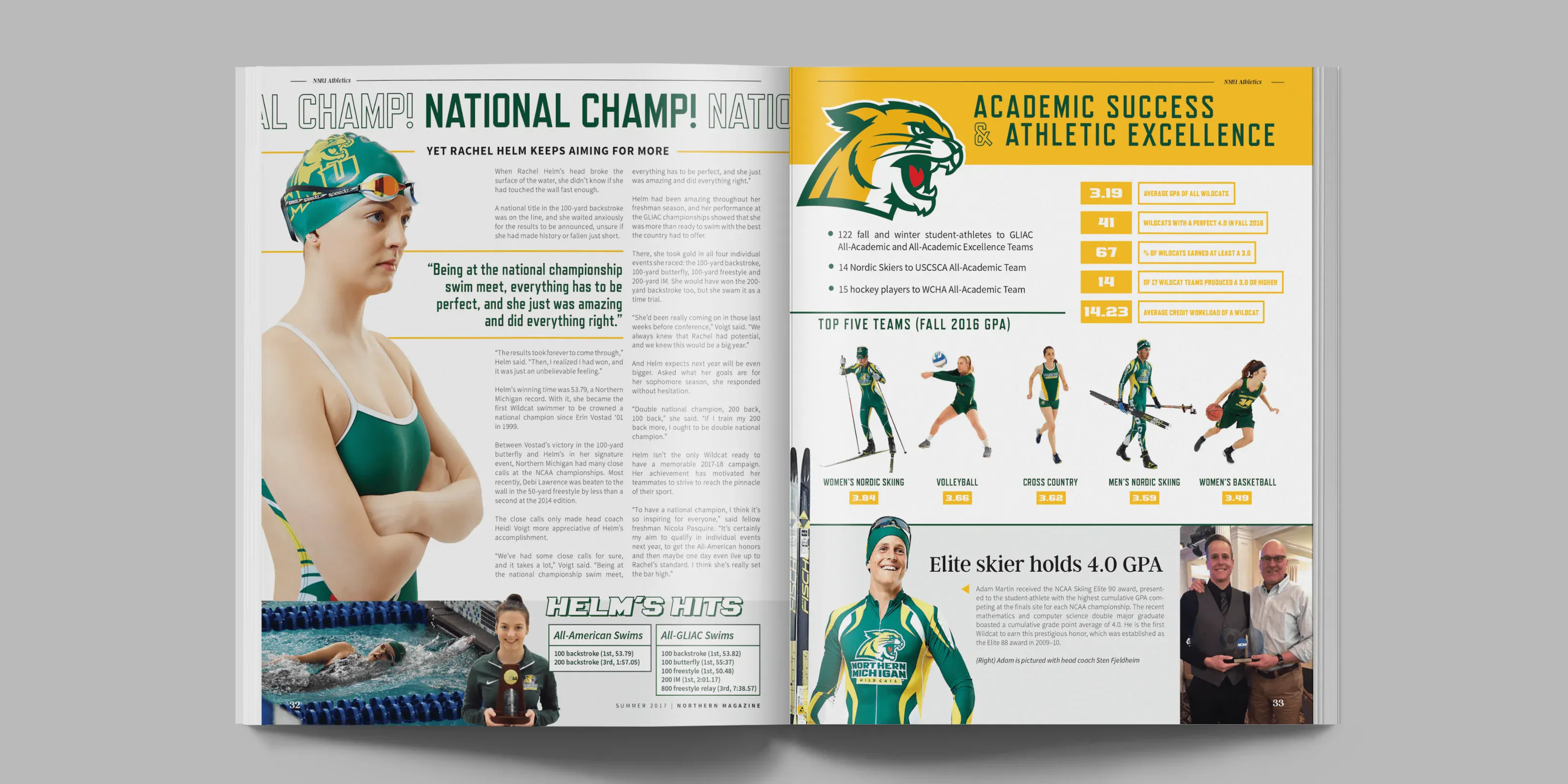 Spread of Northern Magazine